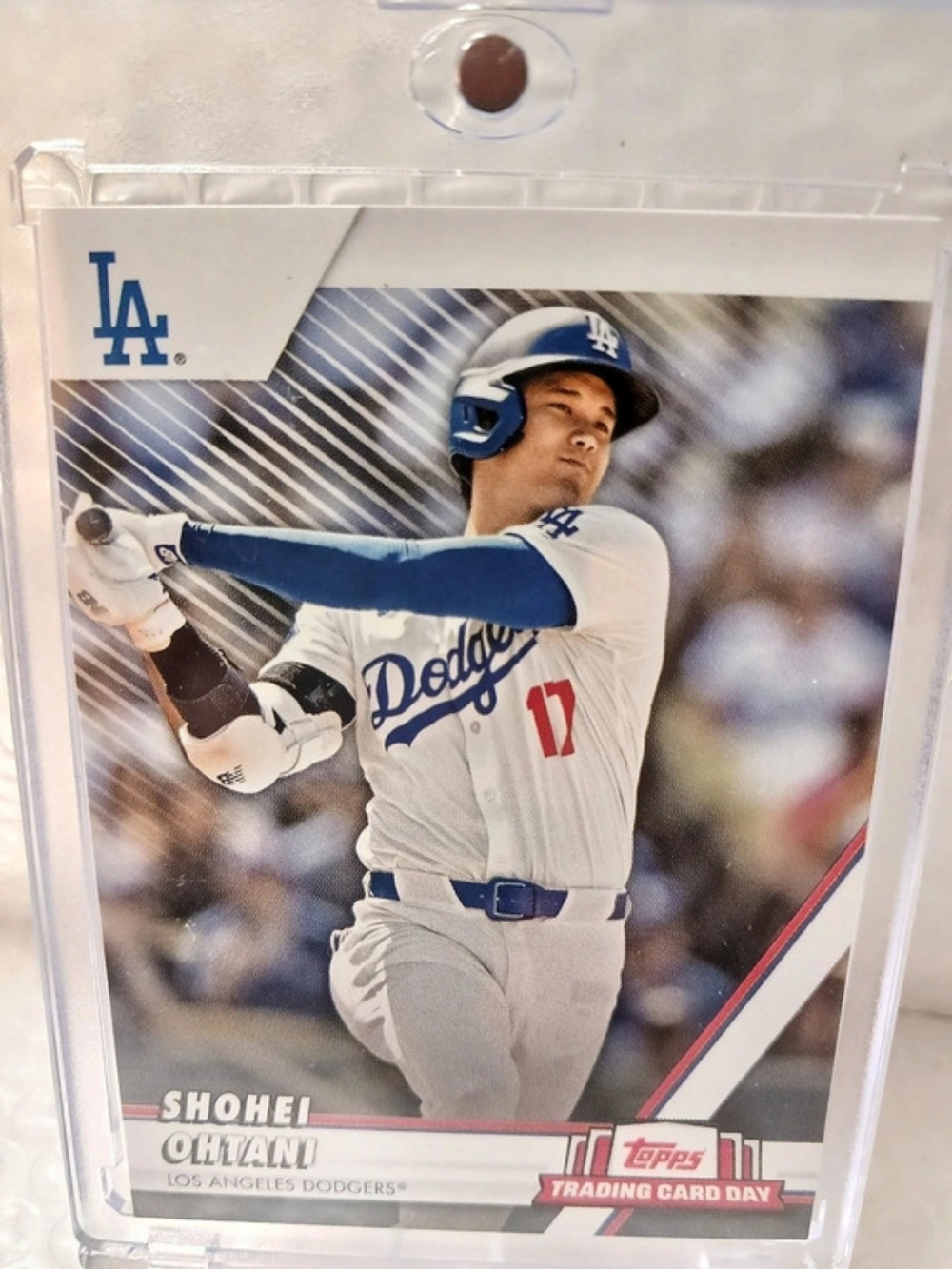 Topps Shohei Ohtani Los Angeles Dodgers 2023 Topps Trading Card Day card